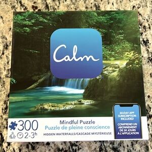Calm 300 Piece Jigsaw Puzzle For Stress Relief Hidden Water Falls New